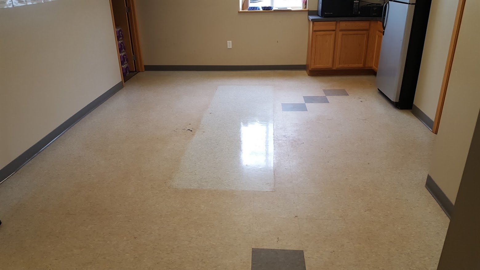 VCT in need or Refinishing